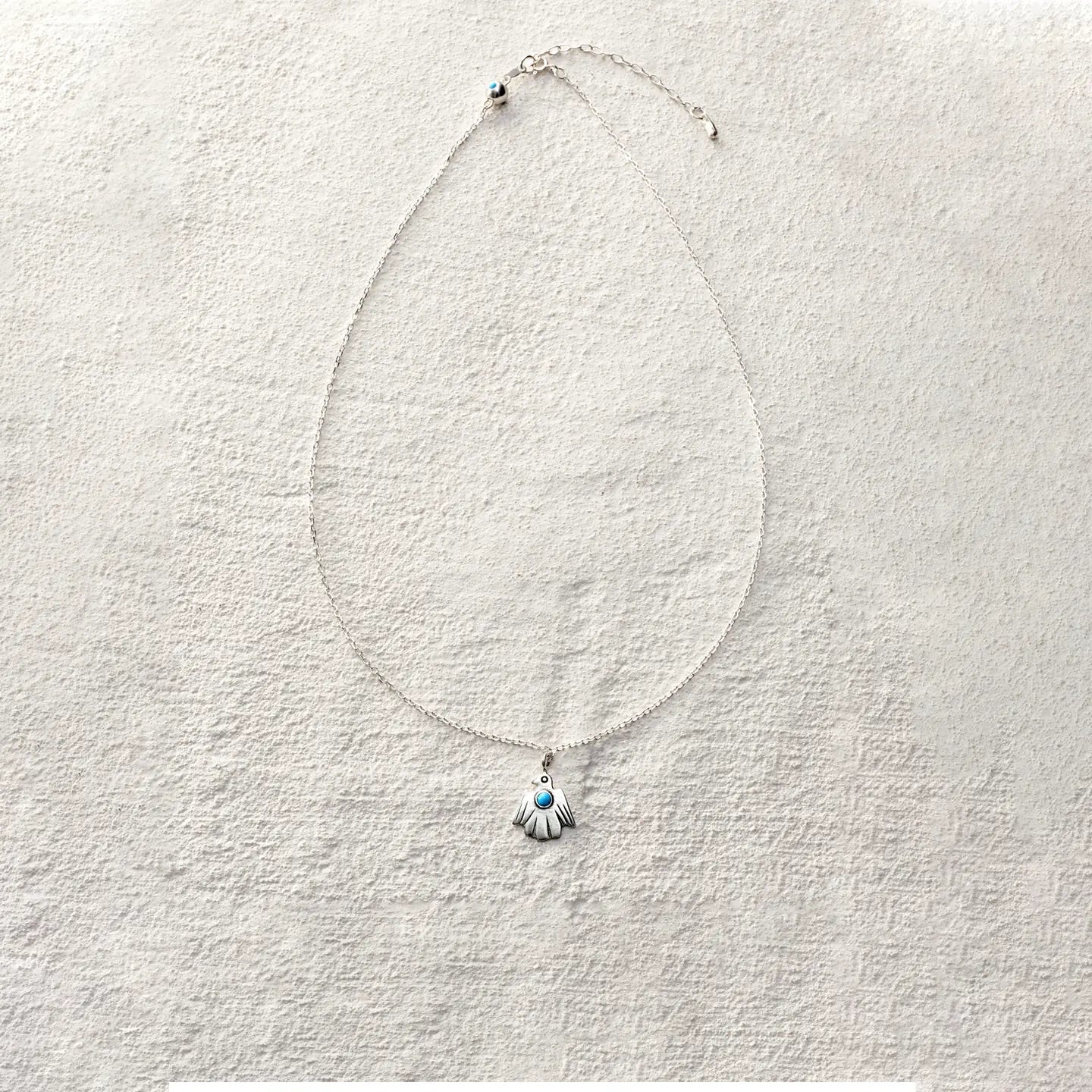 ensage-tokyo-nomad-thunderbird-necklace-925-sterling-silver-bird-pendant-turquoise-inlay