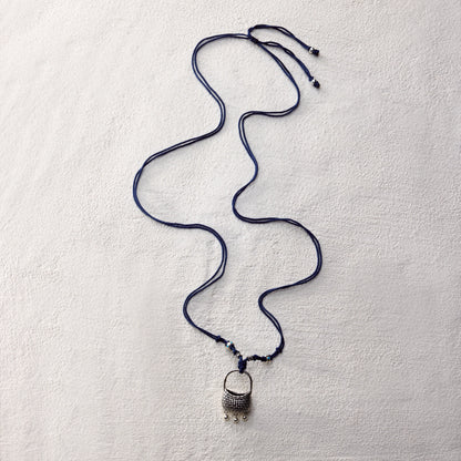 ensage-tokyo-nomads-basket-necklace-925-sterling-silver-woven-basket-pendant-blue-cotton-cord-silver-beads