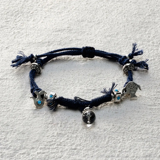 ensage-tokyo-nomads-talisman-braided-bracelet-925-sterling-silver-pouch-charm-turquoise-rock-crystal