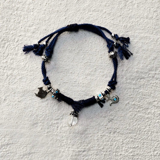 ensage-tokyo-nomads-talisman-braided-bracelet-925-sterling-silver-pouch-charm-turquoise-rock-crystal