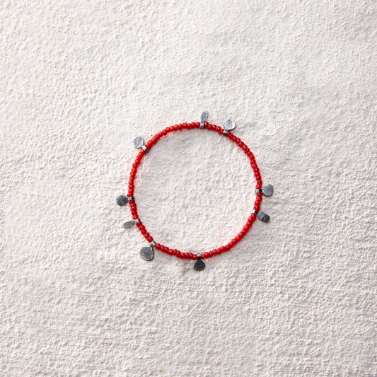 ensage-tokyo-scarlet-amulet-bracelet-925-sterling-silver-charms-red-antique-glass-beads-nomadic-jewelry