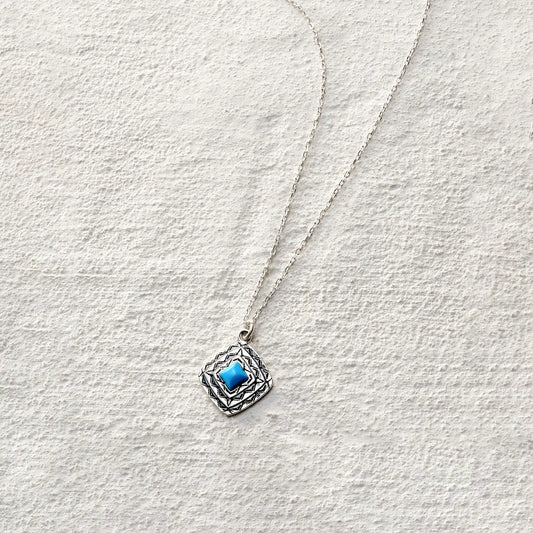 ensage-tokyo-spirit-seal-necklace-925-sterling-silver-square-turquoise-inlay-geometric-engraving-pendant