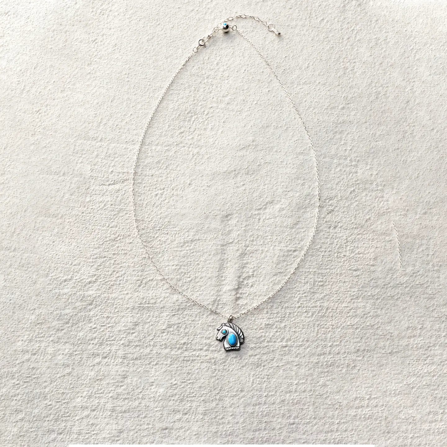 ensage-tokyo-spirit-steed-necklace-925-sterling-silver-horse-head-pendant-turquoise-eye-and-neck-inlay
