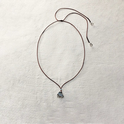 ensage-tokyo-square-nomads-flask-necklace-925-sterling-silver-etched-vessel-pendant-clear-quartz-charms-waxed-cord