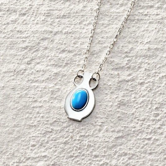 ensage-tokyo-the-spirit-vessel-necklace-925-sterling-silver-wine-flask-pendant-turquoise-inlay