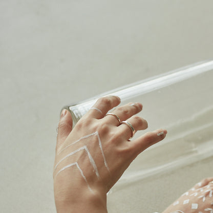 EnSage Wild Line Ring - detail view - 925 Sterling Silver Ring