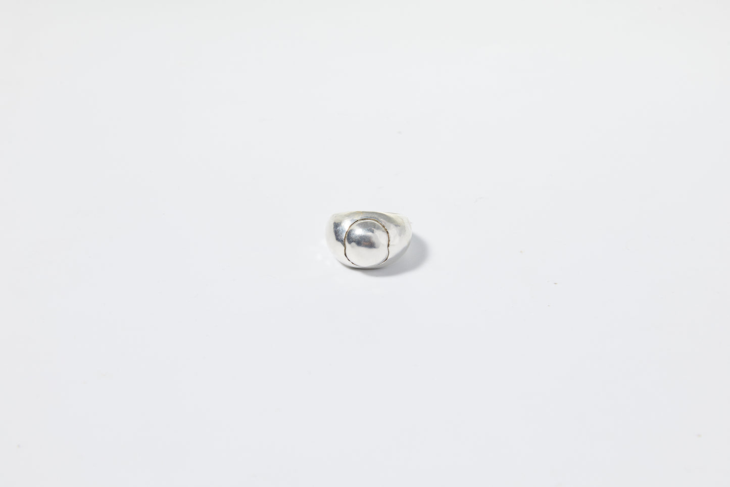 Silver Pearl Ring