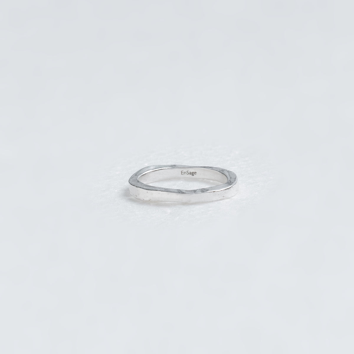 EnSage Wild Line Ring - worn view - 925 Sterling Silver Ring