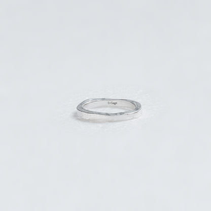 EnSage Wild Line Ring - worn view - 925 Sterling Silver Ring